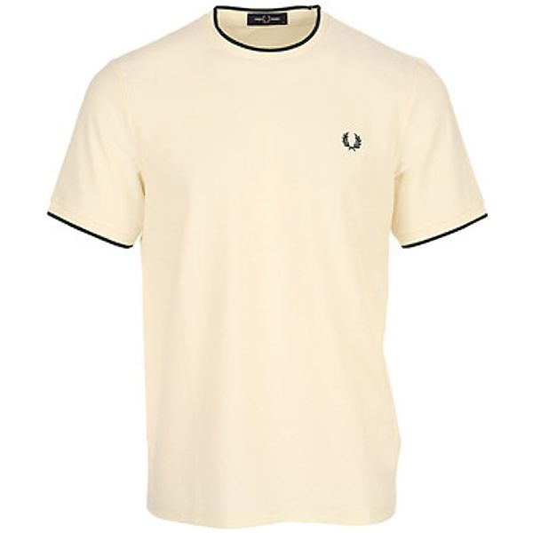 Fred Perry  T-Shirt Trim Detail Crepe Pique Tshirt günstig online kaufen