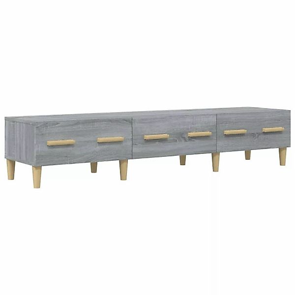 vidaXL TV-Schrank Grau Sonoma 150x34,5x30 cm Holzwerkstoff  Modell 1 günstig online kaufen