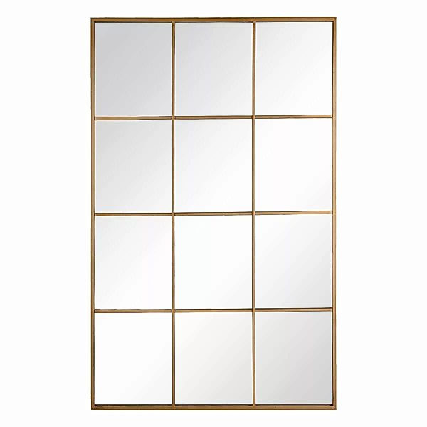 Wandspiegel Kristall Gold Metall 90 X 3 X 120 Cm Fenster günstig online kaufen