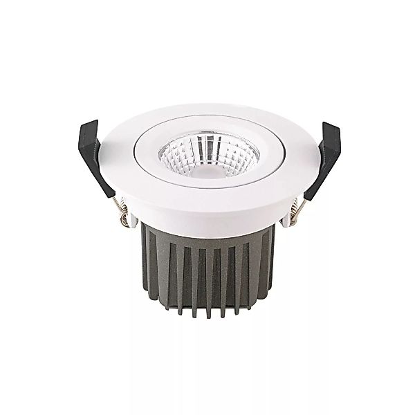 LED-Deckeneinbauspot Diled, Ø 8,5cm, 10 W, Dim-To-Warm, weiß günstig online kaufen