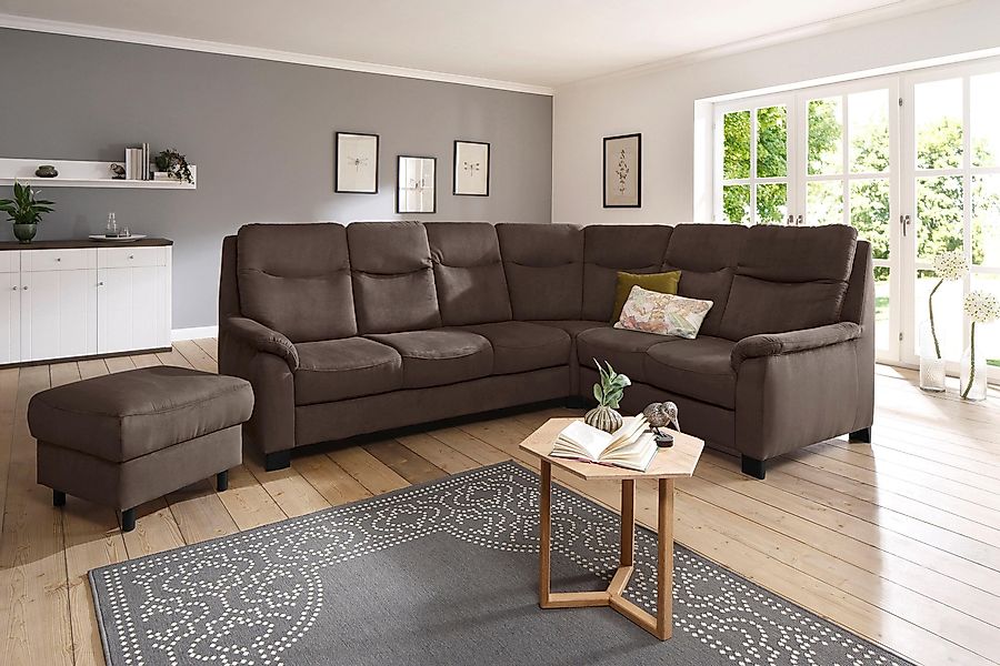 Home affaire Ecksofa Boccaccio L-Form, mit günstig online kaufen