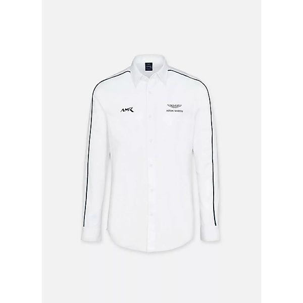 Hackett Amr Essential Piping Langarm Hemd L White günstig online kaufen