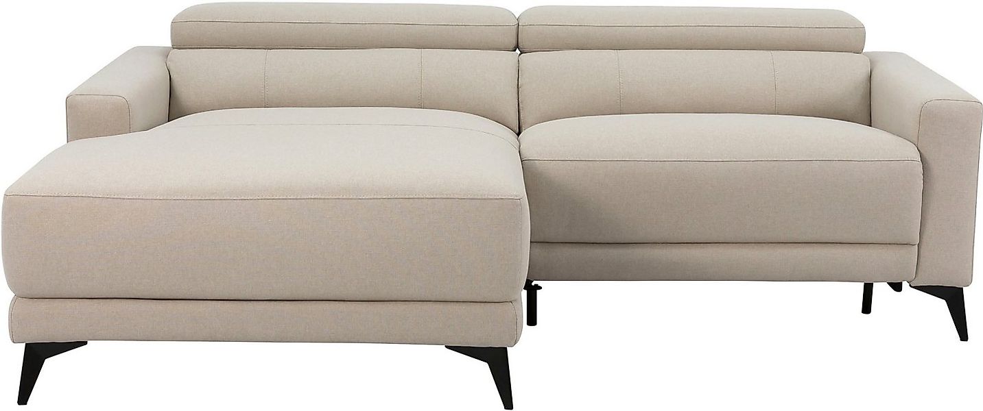 OTTO home Ecksofa LEWII, L-Form, 213 cm - elektr. Relaxfunktion, mit USB A/ günstig online kaufen