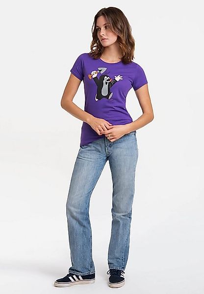 LOGOSHIRT T-Shirt Der kleine Maulwurf mit lizenziertem Originaldesign günstig online kaufen