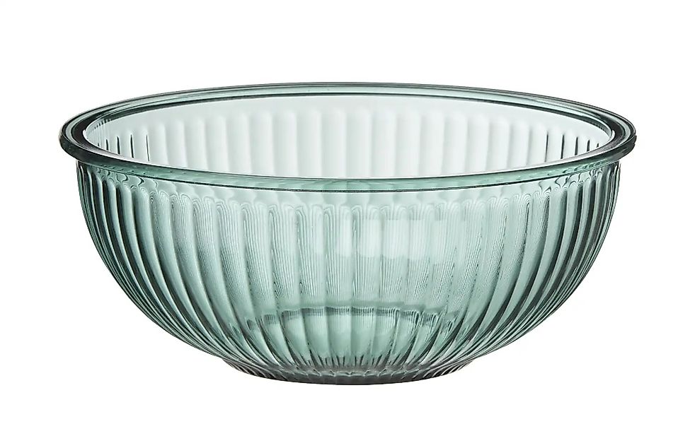 Rührschüssel   ¦ grün ¦ Glas ¦ Maße (cm): H: 9  Ø: 22 Geschirr > Einzelgesc günstig online kaufen