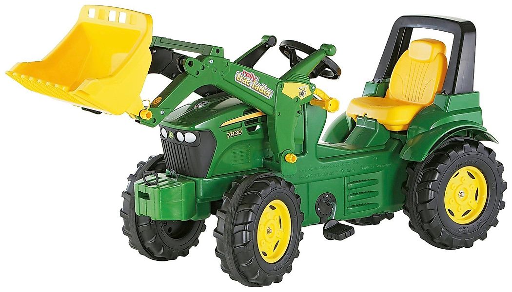 Treppe Traktor Rollyfarmtrac John Deere 7930 Grün / Gelb günstig online kaufen