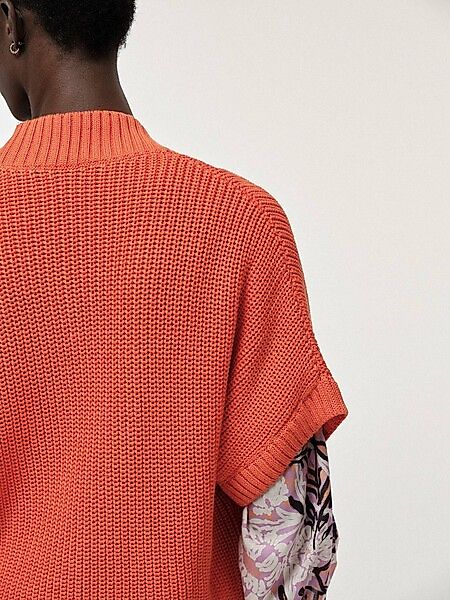 Kimono Strickjacke Aus Bio-baumwolle günstig online kaufen