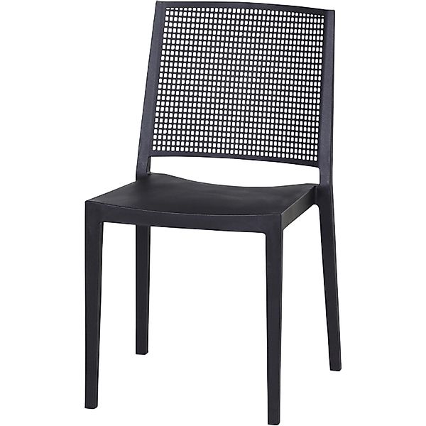 Siena Garden Stapelstuhl Square Anthrazit günstig online kaufen