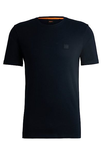 BOSS ORANGE T-Shirt T-Shirt aus Baumwoll-Jersey mit Logo-Aufnäher günstig online kaufen