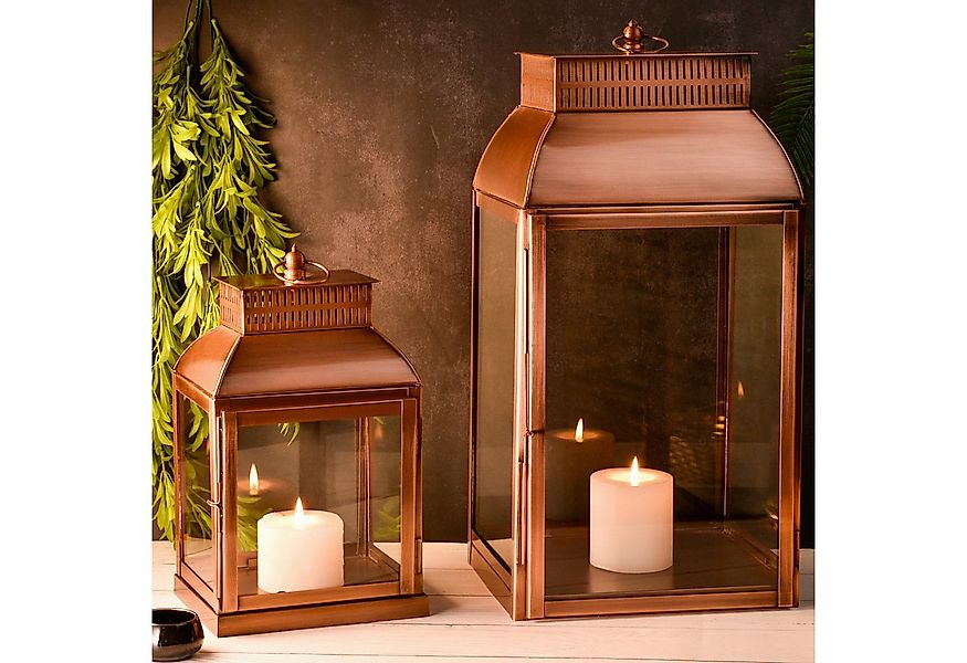 Marrakesch Orient & Mediterran Interior Kerzenlaterne 2er Set Vintage Balko günstig online kaufen