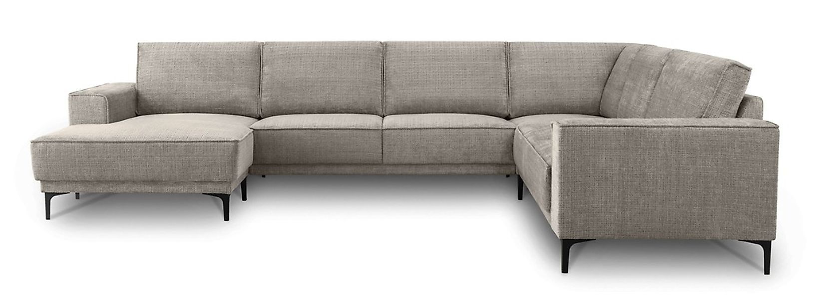 OTTO home Wohnlandschaft "OLAND U-Form, XXL, B: 342 cm, Skandi-Design" Skan günstig online kaufen