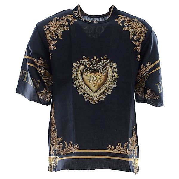 Dolce & Gabbana 738309 Kurzarm Rundhalsausschnitt T-shirt 44 Black günstig online kaufen