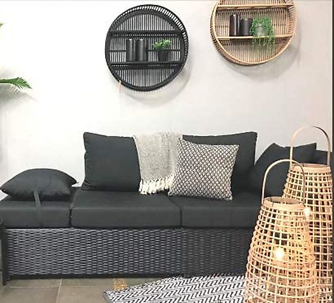 habeig Wandregal Bambus Wandregal Regal rund günstig online kaufen