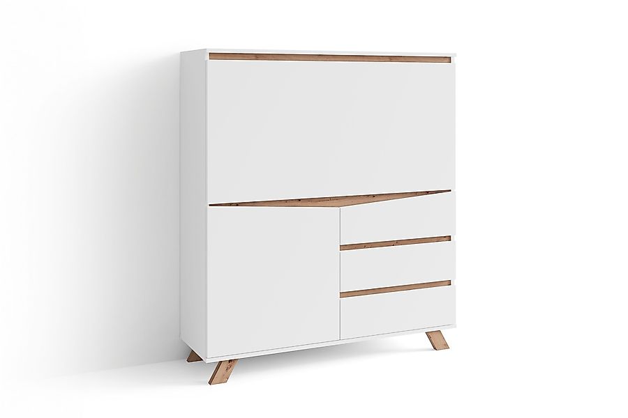 byLIVING Sekretär "Valentin" 1 Stk. tlg. platzsparende Arbeitslösung mit vi günstig online kaufen