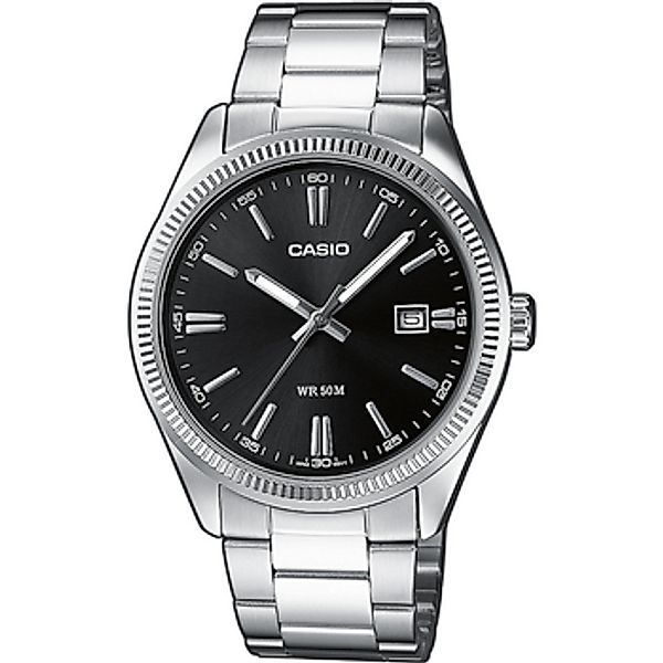 CASIO Quarzuhr Schwarz/Silberfarben günstig online kaufen