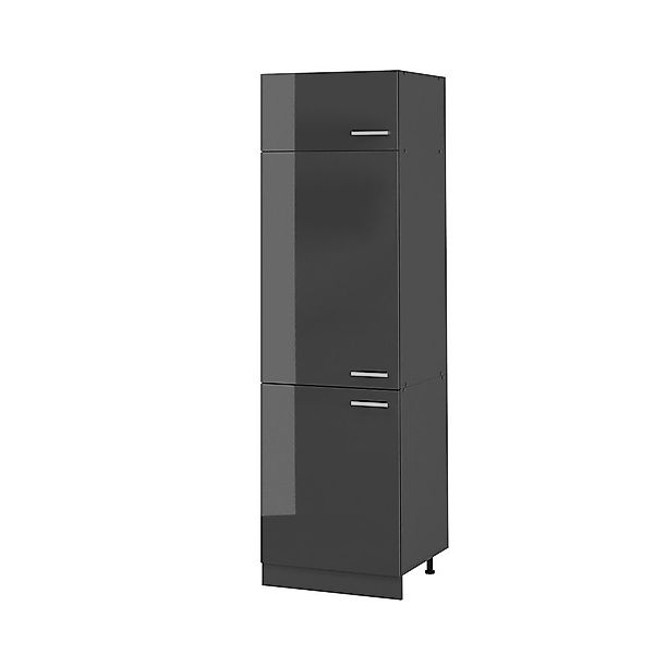 Vicco Kühlumbauschrank R-Line, Anthrazit Hochglanz/Anthrazit, 60 günstig online kaufen