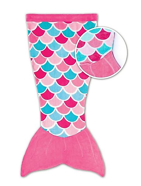 Kinderdecke Cuddle Tails Meerjungfrauendecke PINK DREAM, Fin Fun, für Kinde günstig online kaufen