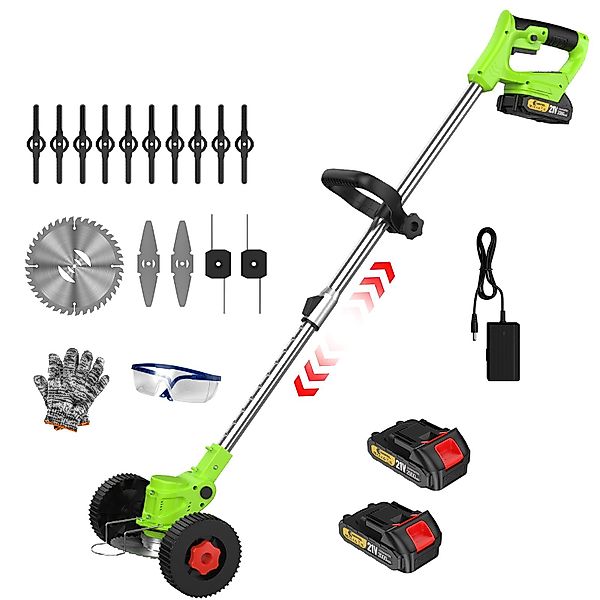 CONENTOOL Akku-Rasentrimmer 21V Elektro-Rasentrimmer, 15 cm günstig online kaufen