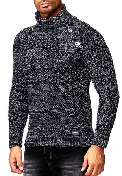 R-NEAL Rollkragenpullover Schwerer Rollkragen Winter Pullover günstig online kaufen