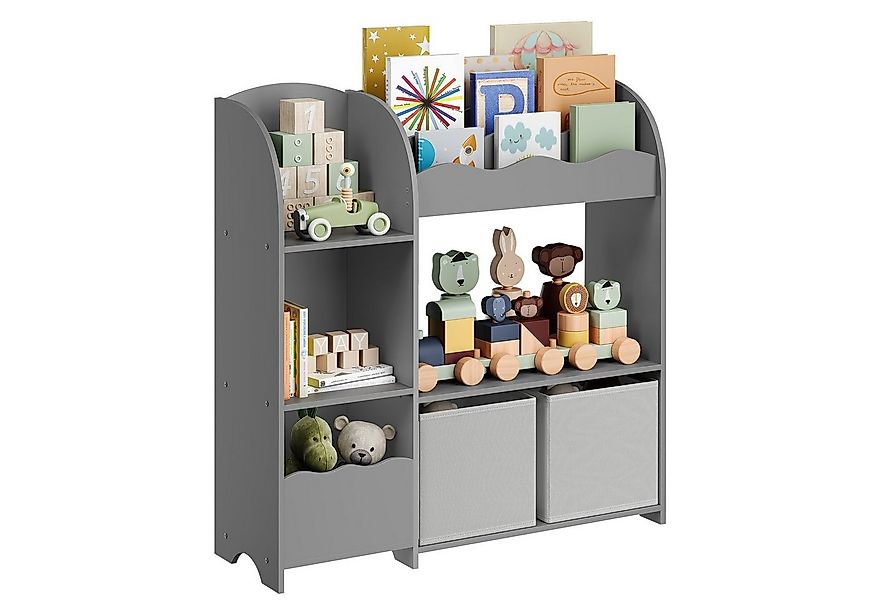 SONGMICS Spielzeugtruhe Kinderregal Bücherregal Kinder, Spielzeugregal mit günstig online kaufen