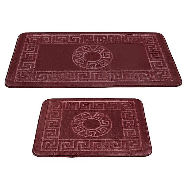 HOMELUX Badematte 2-teilig Badteppich Set Wasserabsorbierend günstig online kaufen