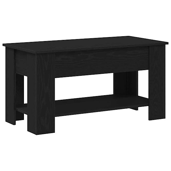 vidaXL Couchtisch Schwarze Eiche 101 x 49 x 52 cm Holzwerkstoff 862764 günstig online kaufen