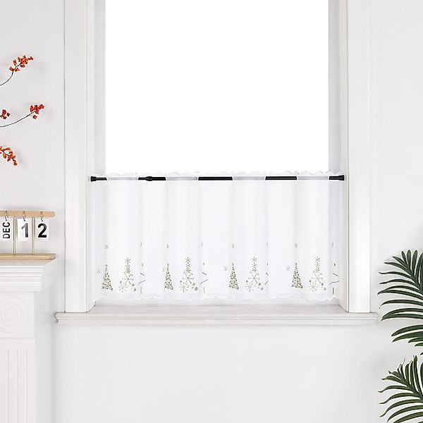 Joyswahl Scheibengardine (1 St), Stangendurchzug, transparent, günstig online kaufen