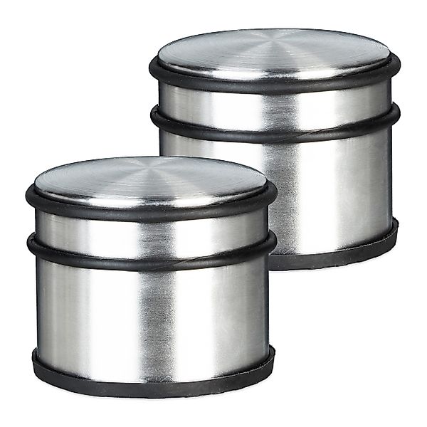 relaxdays Türstopper 2x Türstopper Edelstahl XL günstig online kaufen