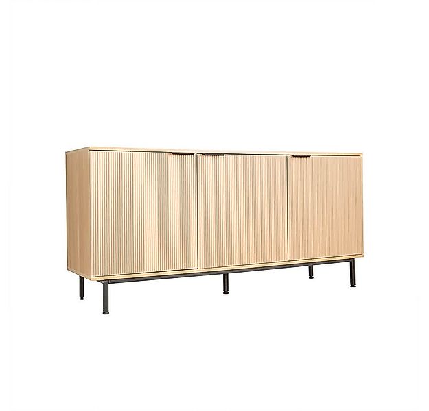 HOME DELUXE Sideboard NYLA, mit Lamellenfronten, Kommode, Fernsehtisch günstig online kaufen