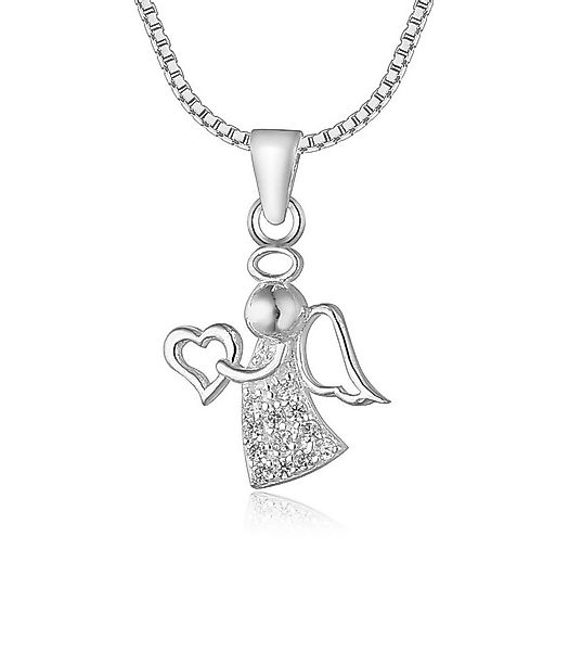 NAHLE Kette mit Anhänger Silberkette 925 Engel Silber Schutzengel (inklusiv günstig online kaufen