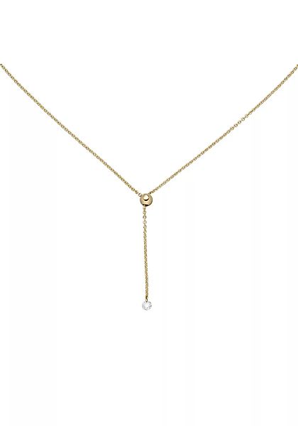 JOBO Collier, 750 Gold mit 1 Diamant 45 cm günstig online kaufen