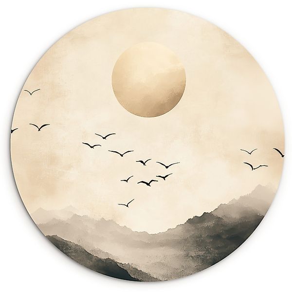 MuchoWow Gemälde Landschaft - Japandi - günstig online kaufen