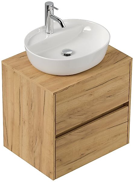 Magnolia Home Aufsatzwaschbecken Badmöbel Taifun 60cm günstig online kaufen