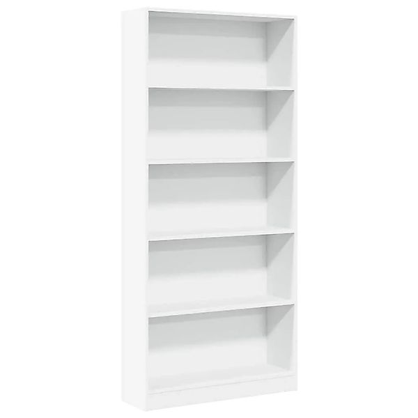 vidaXL Bücherregal Weiß 80x24x176 cm Holzwerkstoff 857853 günstig online kaufen