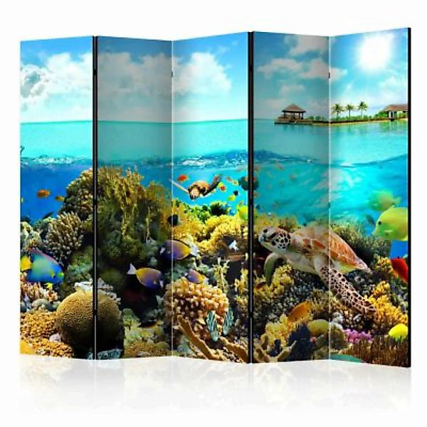 artgeist Paravent Heavenly Maldive II [Room Dividers] mehrfarbig Gr. 225 x günstig online kaufen