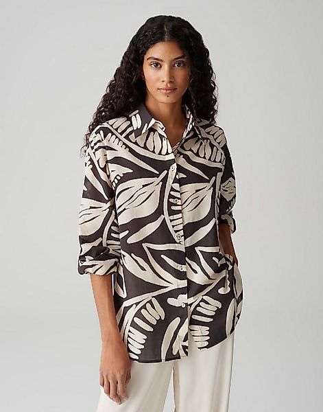OPUS Langarmbluse FUMINE TROPICAL aus luftiger Baumwolle günstig online kaufen