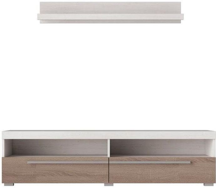 INOSIGN Lowboard "Roger,Breite 140 cm, stilvolle TV-Kommode, inclusive Wand günstig online kaufen