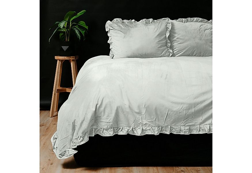 Sitheim-Europe Bettwäsche Bettwäsche Samt Rüschen Bettbezug & Kissenbezüge, günstig online kaufen