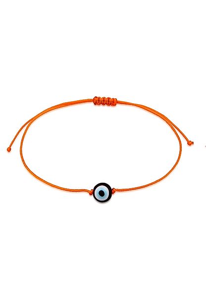 Kuzzoi Bead-Armband-Set Nylon Textilarmband Evil Eye günstig online kaufen