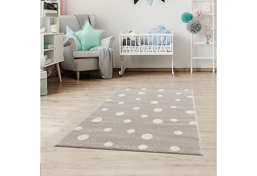 Jimri Kinderteppich DOT´S Teppiche für Kinderzimmer, Kinderzimmerteppich, T günstig online kaufen