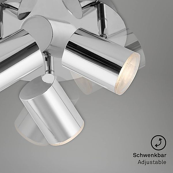 Deckenleuchte Banyo Splash, IP44, dreiflammig günstig online kaufen