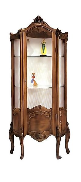 JVmoebel Glasvitrine Vitrine Wohnzimmer Möbel Anrichte Massive Holz Vitrine günstig online kaufen