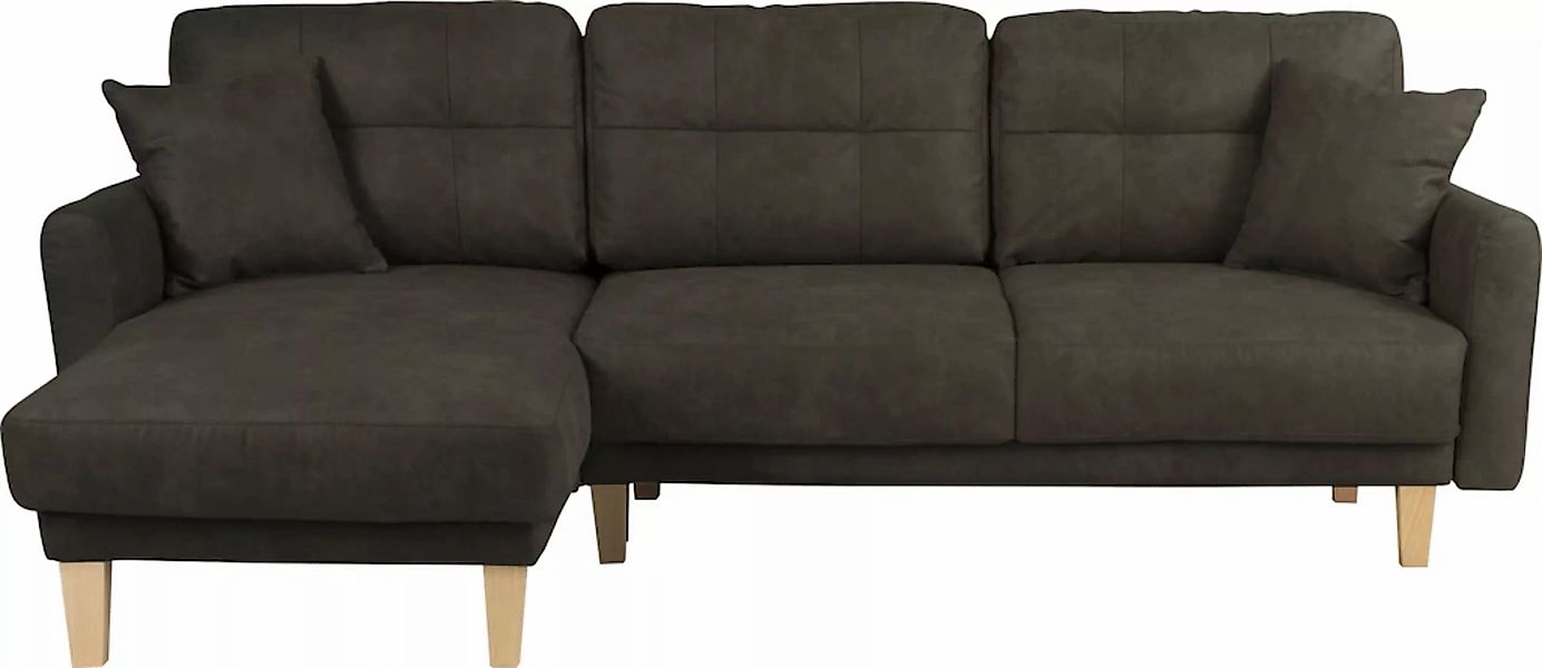 Home affaire Ecksofa "TRIPLO optionale Schlafsofa mit Bettkasten, Maße B/T/ günstig online kaufen