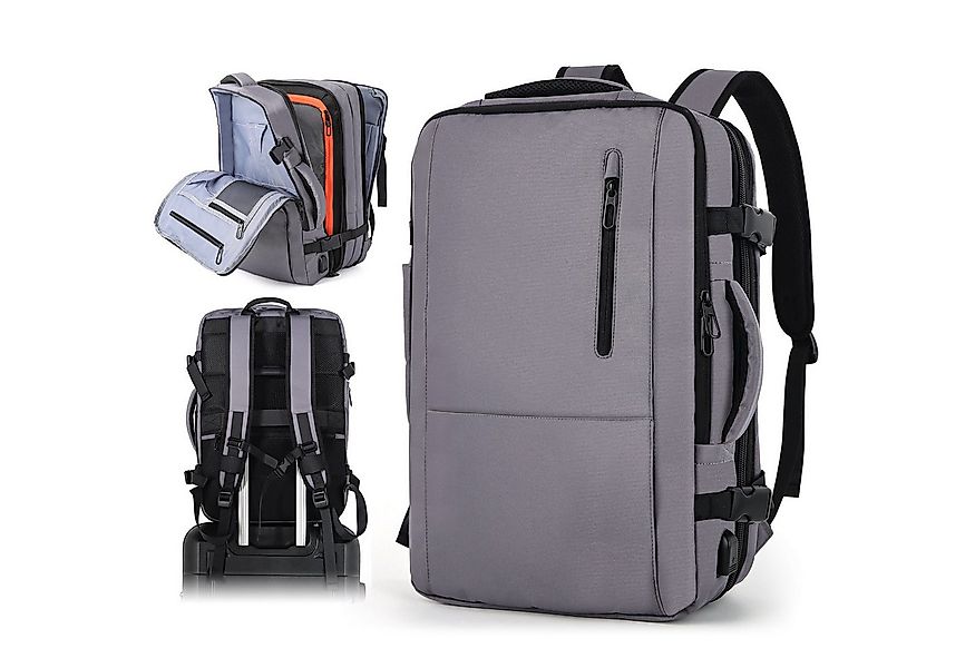 TAN.TOMI Reiserucksack 30-50L Großer Handgepäck Rucksack Erweiterbarer Reis günstig online kaufen