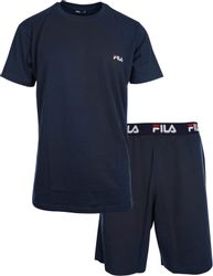 Fila Schlafanzug "MAN JERSEY PYJAMAS" 2 tlg., Hose mit elastischem Logobund günstig online kaufen