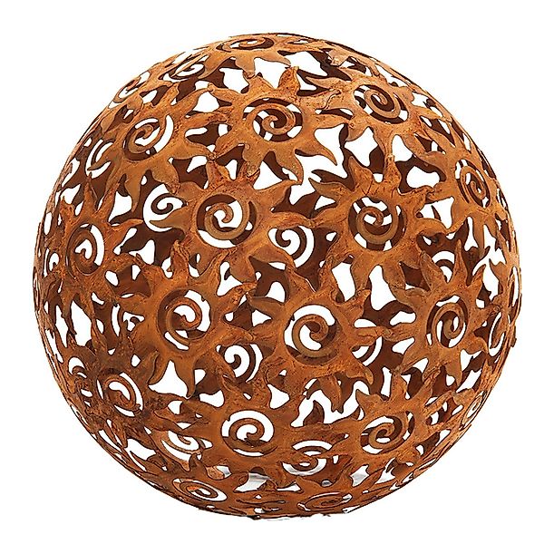 Kobolo Gartenkugel Dekokugel KULA Rostoptik Durchmesser 28 cm günstig online kaufen
