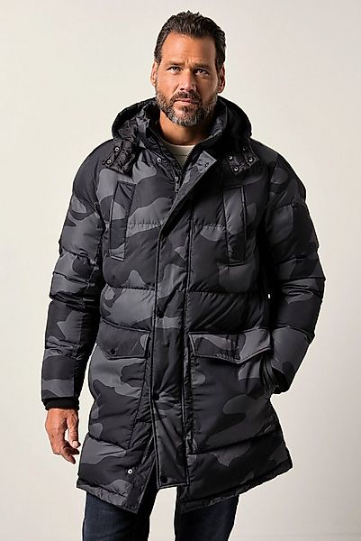 JP1880 Parka Stepp-Parka Camouflage Kapuze Taillen-Tunnelzug günstig online kaufen