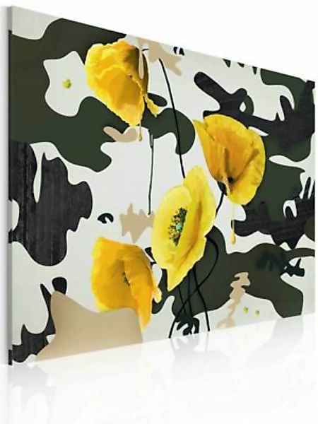 artgeist Wandbild Gemalt mit Mohnblumen mehrfarbig Gr. 60 x 40 günstig online kaufen