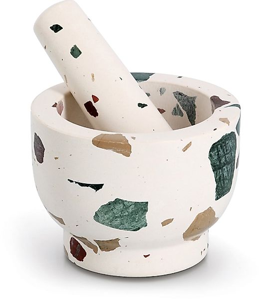 Zeller Present Mörser "& Stößel-Set, "Terrazzo"" Natur-Granit, 1,7 kg, 240 günstig online kaufen