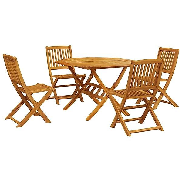 vidaXL 5-Tlg Garten-Essgruppe Klappbar Massivholz Akazie 3295249 günstig online kaufen